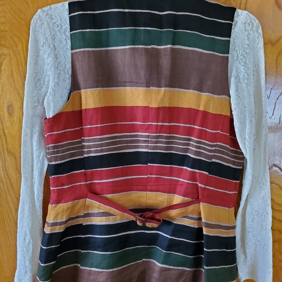 Linen Vest Multi Color - Picture 2 of 2